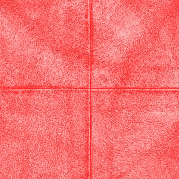 Texture cuir rouge — Photo