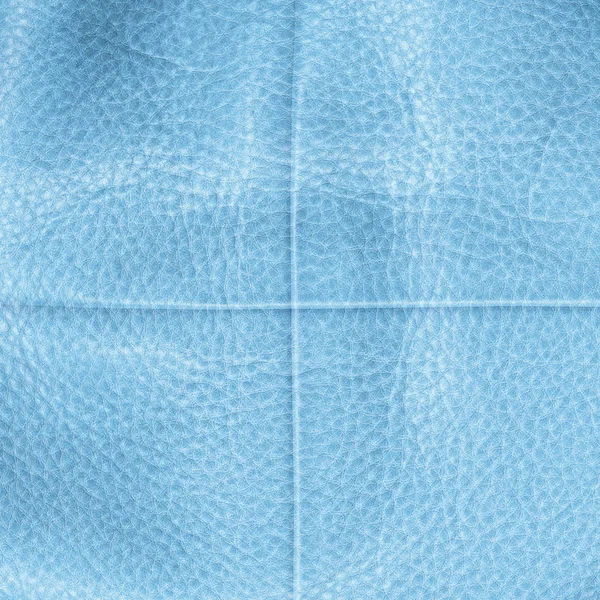 Background of blue leather — Stock Photo, Image