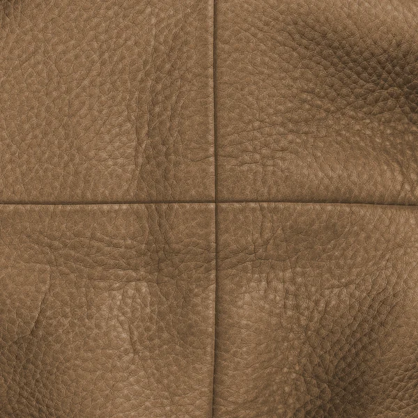 Background of brown leather — Stock Photo, Image
