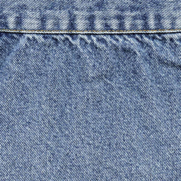 Blue denim jeans texture — Stock Photo, Image