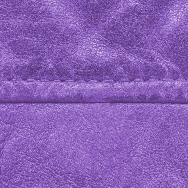 Vieille texture de cuir violet — Photo