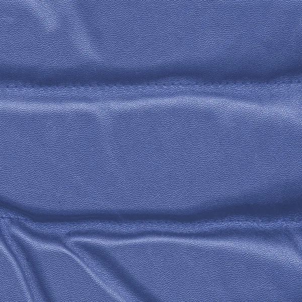 Fragment of blue leather jacket — Stock Photo, Image