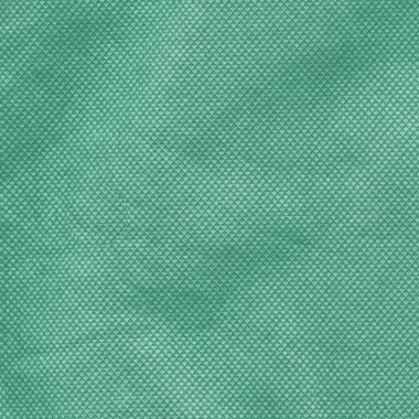 Yeşil buruşuk kumaş dokusu