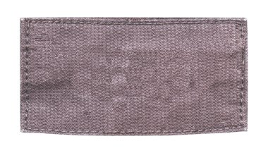 boş kahverengi kumaş etiket