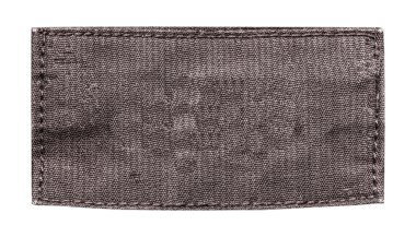 boş kahverengi kumaş etiket