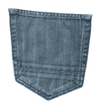 Gri-mavi jeans arka cebimde