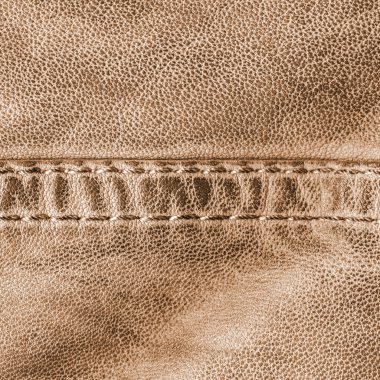 kahverengi deri dokusu