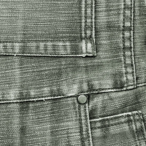 Fragment de jeans gris-vert — Photo