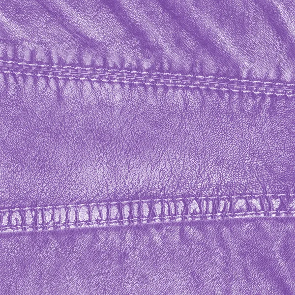 Frammento di cappotto di pelle viola — Foto Stock