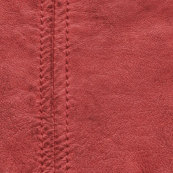 Rött läder texture — Stockfoto