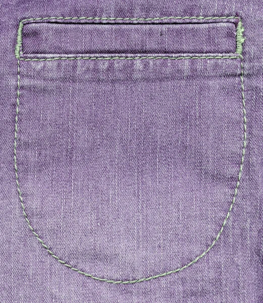 片段的紫裤子与虚假的口袋 — 图库照片