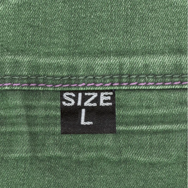 Зелені джинси текстури — стокове фото