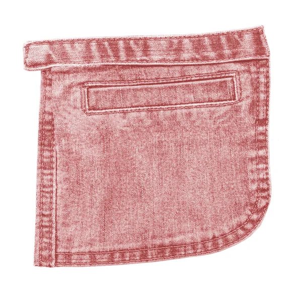 Rote Jeanstasche — Stockfoto