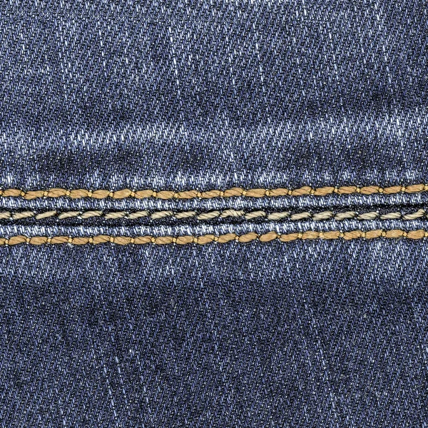 Tekstur jeans biru — Stok Foto