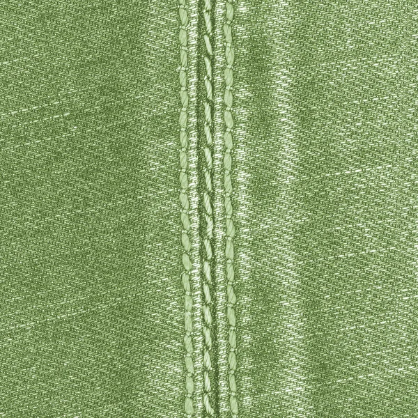 Textura de Jeans verde — Fotografia de Stock