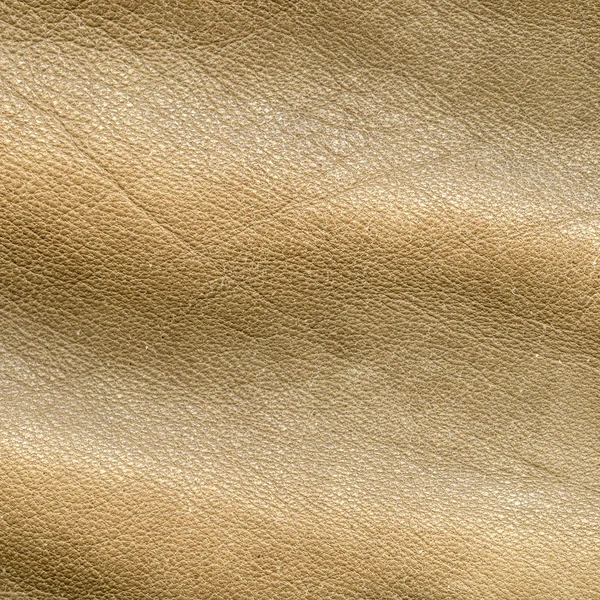 Textura de couro castanho crumpled — Fotografia de Stock