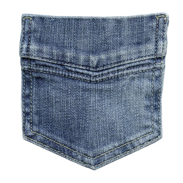 Denim pocket closeup. — Stock Photo, Image