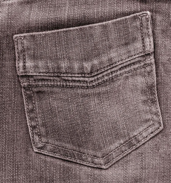 Denim pocket closeup. — Stock Photo, Image