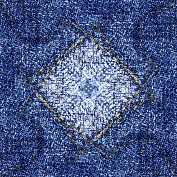 Structured denim  background — Stock Photo, Image