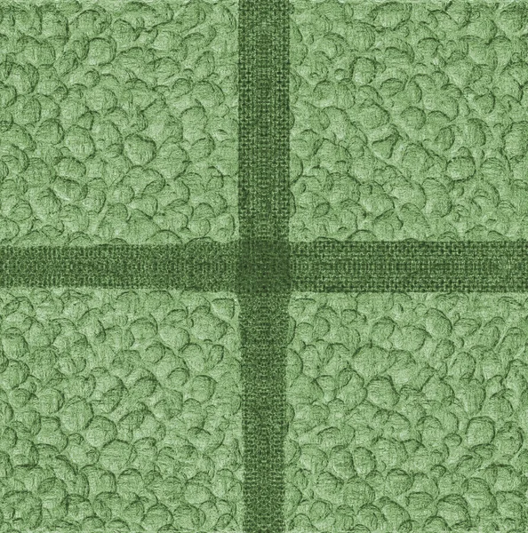 Groene achtergrond gebaseerd op kunstleren textur — Stockfoto