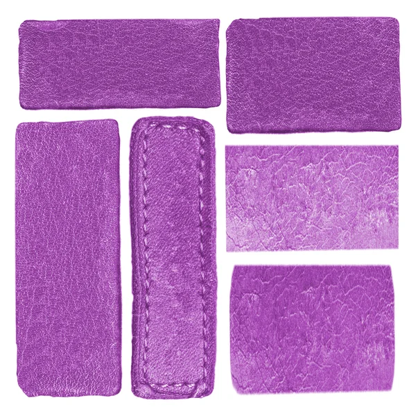 Étiquettes vierges violet — Photo