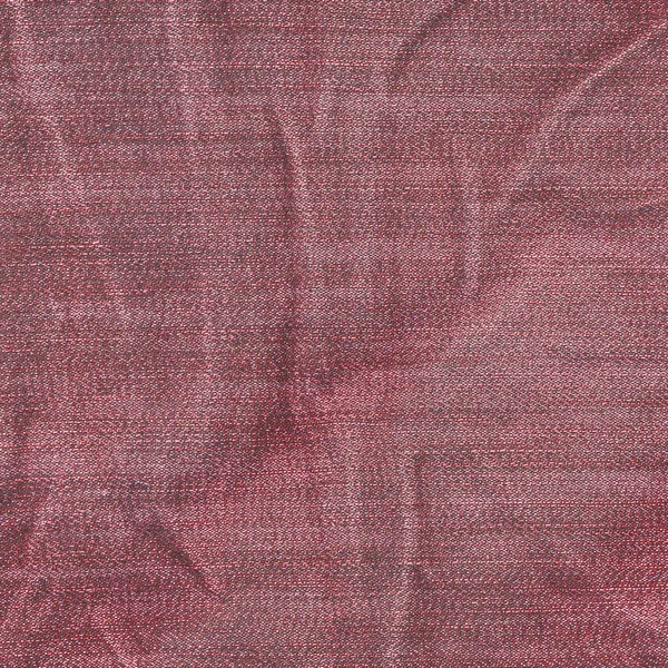 Verfrommeld rode denim textuur — Stockfoto