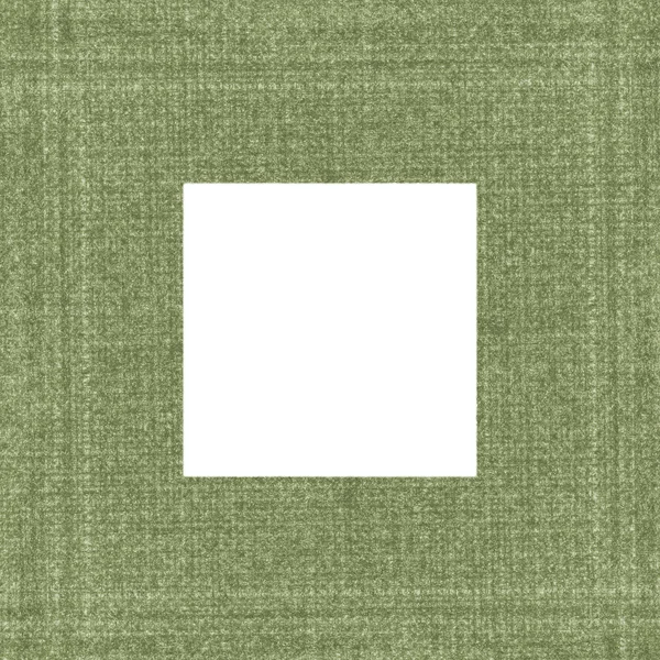 Grün strukturierte quadratische Fotorahmen — Stockfoto