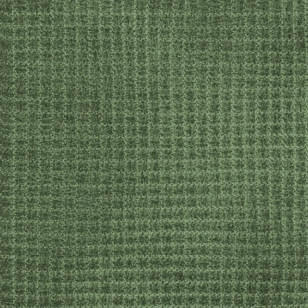 Green checkered material texture — Stock Photo, Image