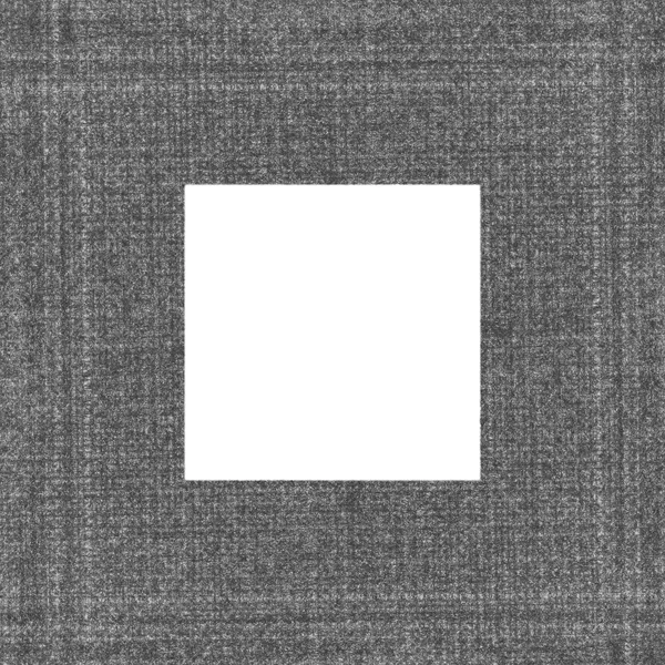 Gray textured square photo frame — Stock Photo, Image