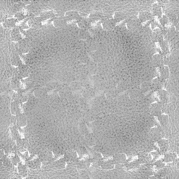 가죽 질감과 이음새에 따라 회색 배경 — 스톡 사진