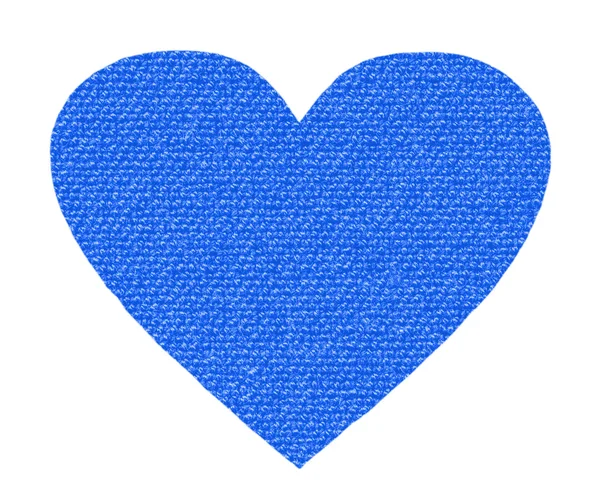 Blauw hart — Stockfoto