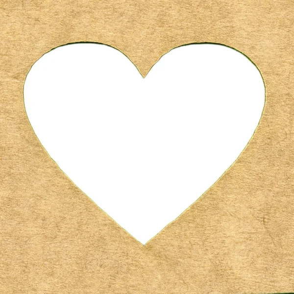 Белое сердце — стоковое фото