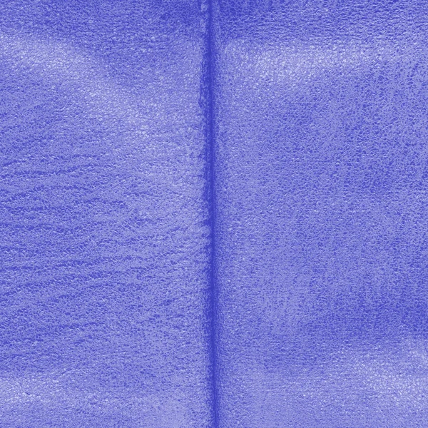 Textura de cuero azul como fondo, costura — Foto de Stock