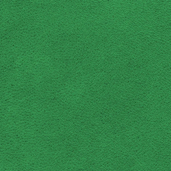 明亮的绿色皮革纹理。有用的背景 — 图库照片