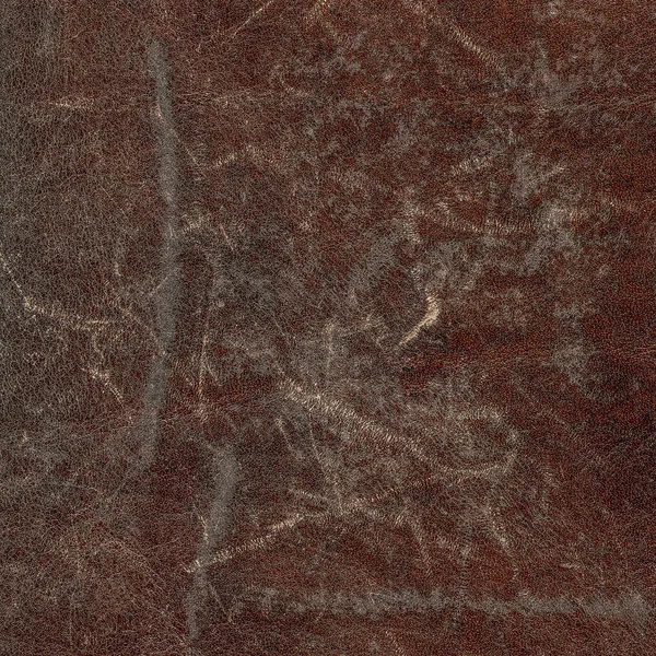 Old and worn brown leather texture — Stock Photo, Image