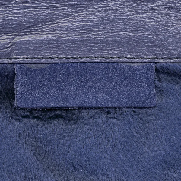 Fondo textil y de cuero azul — Foto de Stock