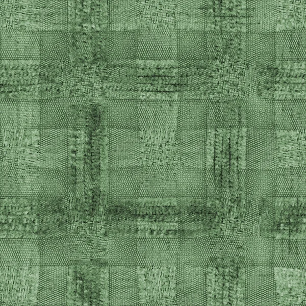 Grön bakgrund baserat på textil konsistens — Stockfoto