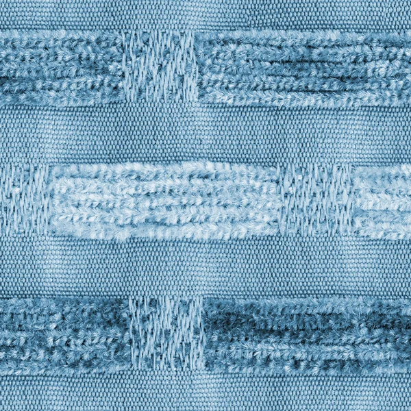 Fundo azul com base na textura têxtil — Fotografia de Stock