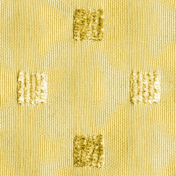 黄色纺织纹理特写 — 图库照片