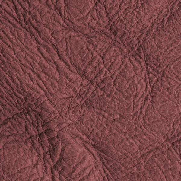 Textura de couro vermelho-marrom como fundo — Fotografia de Stock