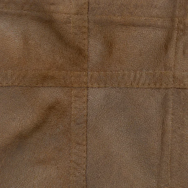 Fond marron basé sur la texture du cuir — Photo