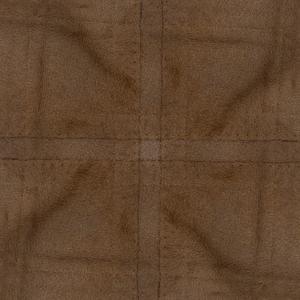 Brown background  based on leather texture, cross — Stock Photo, Image