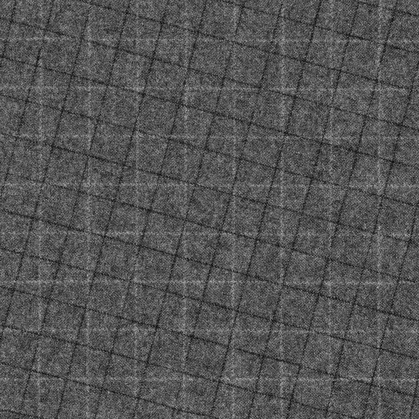 Dark gray checkered fabric texture — Stock Photo, Image