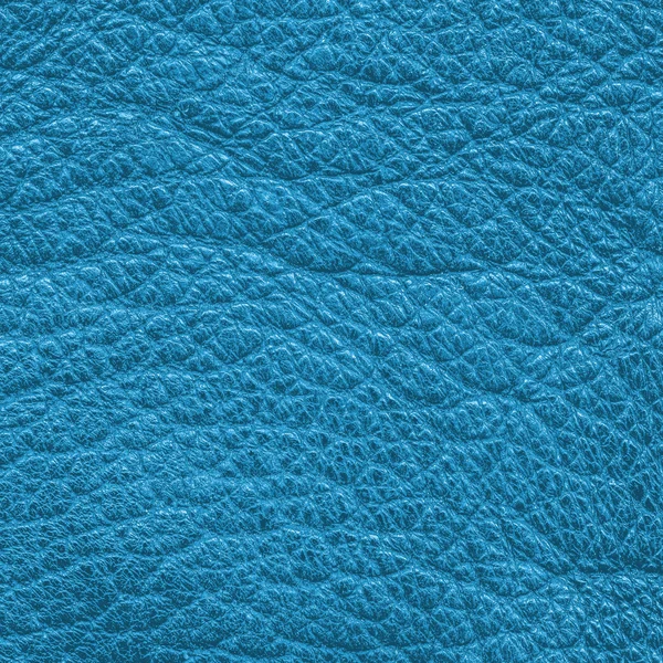 Blue leather texture closeup — Stock Photo, Image