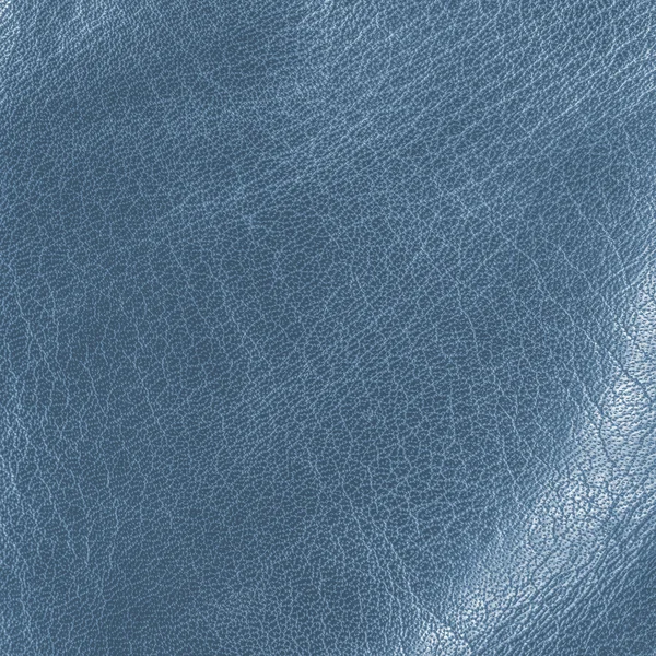 Texture in pelle blu lucido — Foto Stock