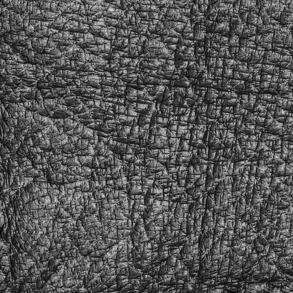 Textura de couro enrugado preto — Fotografia de Stock