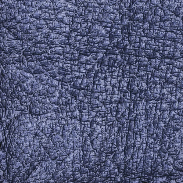 Blue wrinkled leather texture — Stock Photo, Image