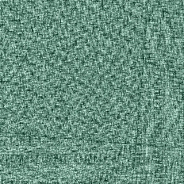 Зеленая текстура мешковины крупным планом, швы — стоковое фото