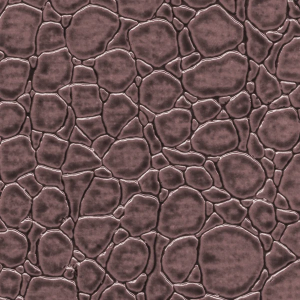 Brown artificial snake skin texture as background — Stock Photo, Image