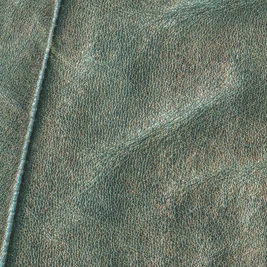 yeşil deri dokusu, dikiş